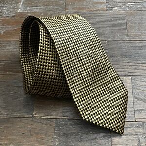 Bruno Piattelli Roma Silk Checkered Tie🖤